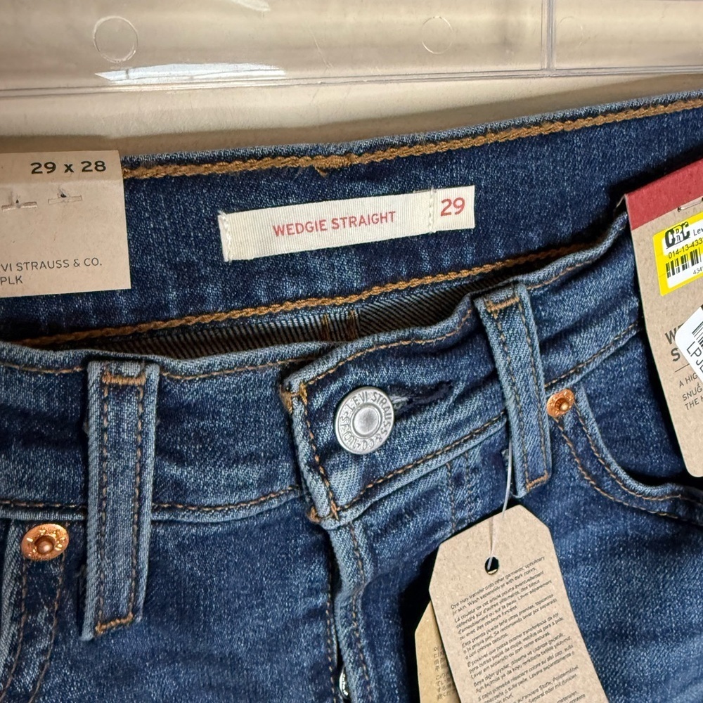 Levi's wedgie high rise Straight Jeans - Picture 3 of 6